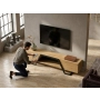 Szafka RTV-76 Drewno Lite Dąb Loft Lakier Rozmiary od 100 cm do 200 cm PREMIUM